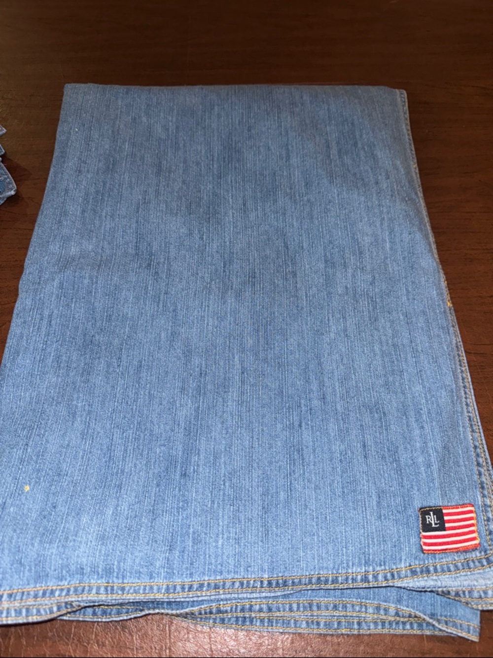 Vintage Tablecloth Denim Collection by Lauren Ralph Lauren 60 w z 80 L
